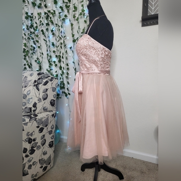 💚HP💚NWT Mori Lee by Madeline Gardner Beaded Corset Ballerina Tulle Skirt Dress - Picture 7 of 16